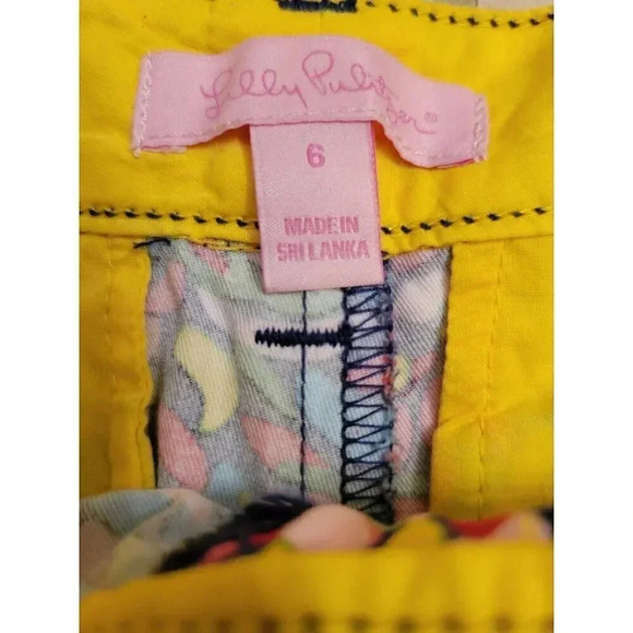 Lilly Pulitzer Bright Colorful Shorts Size 6 - Picture 5 of 6